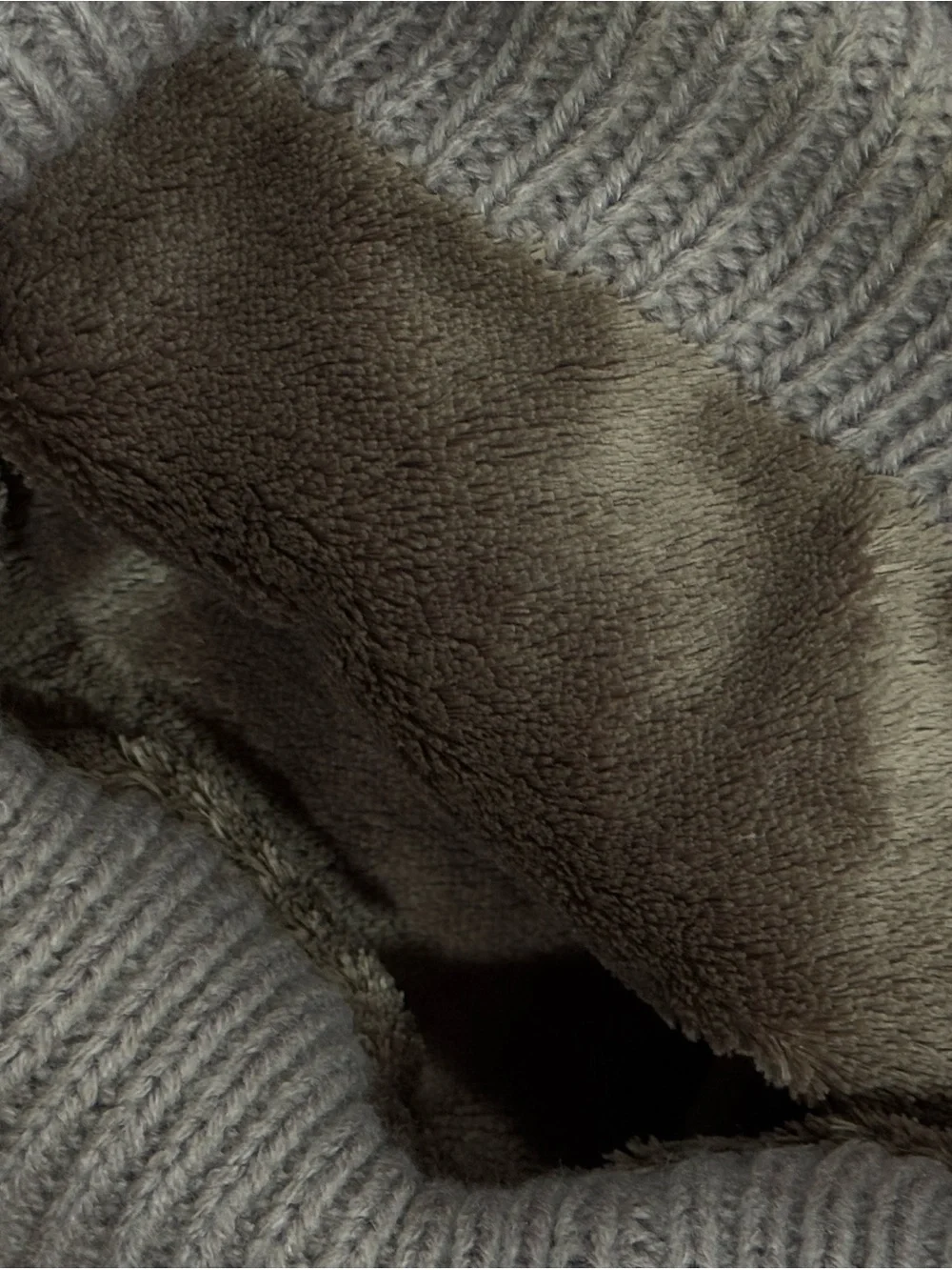 Women’s The North Face Mauve Taupe Knit Pom Beanie